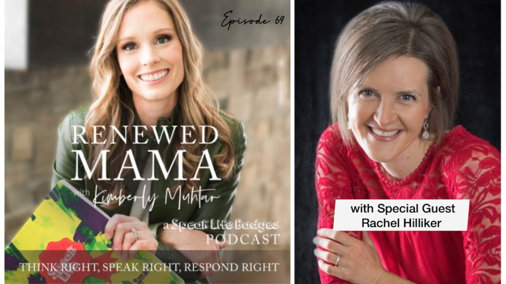 image of Kimberly Muhtar and Rachel Hilliker smiling, two homeschool moms talking about teaching your children their identity in Jesus, Christian mom